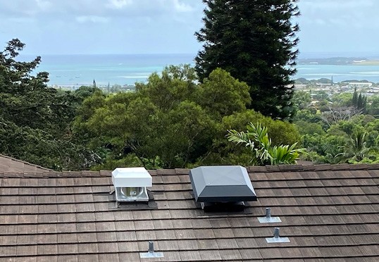 Roof Mounted QuietCool - Side View